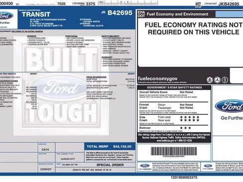 Used 2018 Ford Transit 350 XL RWD image 1