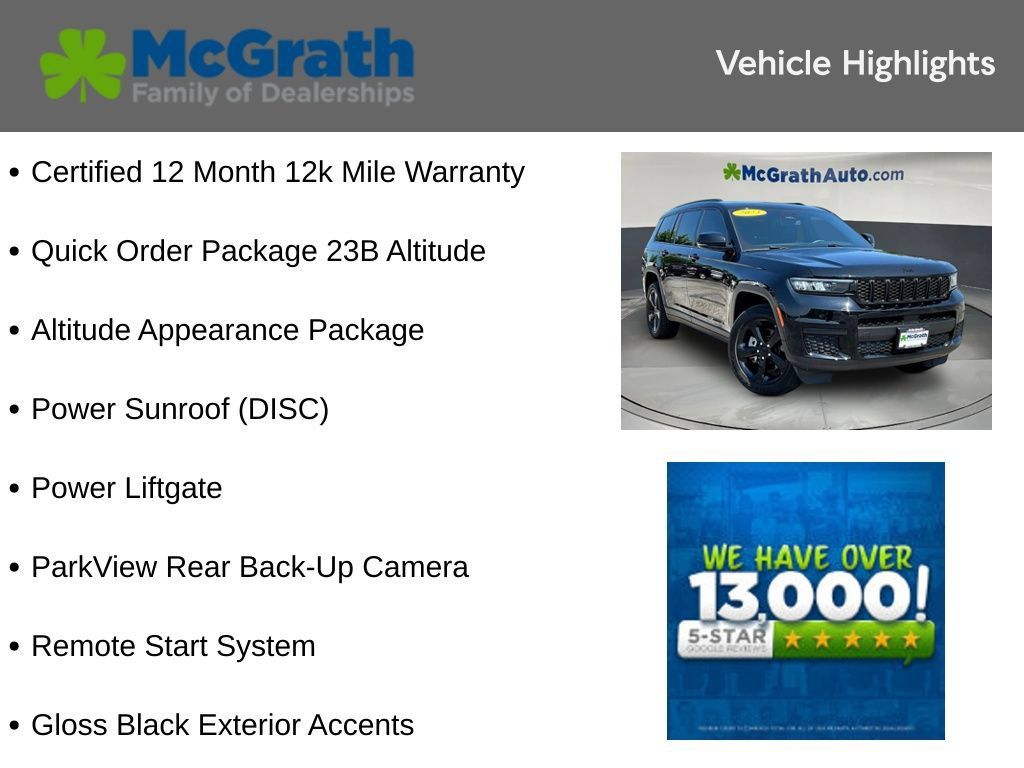 Used 2023 Jeep Grand Cherokee L Laredo AWD/4WD image 6