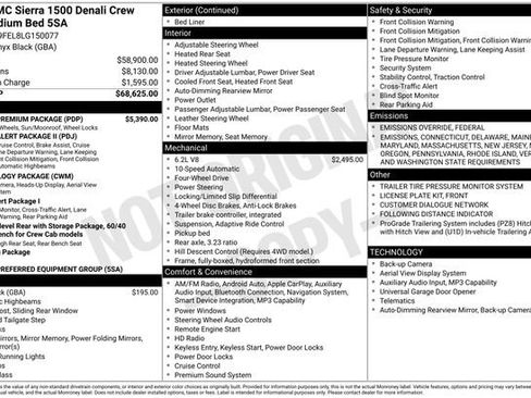 Used 2020 GMC Sierra 1500 Denali w/ Denali Premium Package image 15