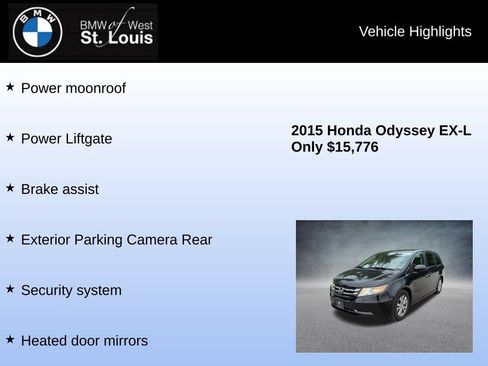 Used 2015 Honda Odyssey EX-L image 7
