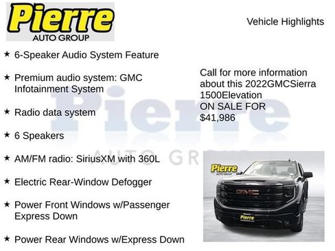 Used 2022 GMC Sierra 1500 Elevation AWD/4WD image 14