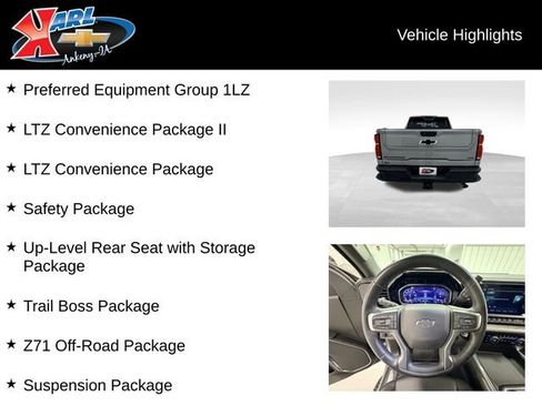 Certified 2025 Chevrolet Silverado 2500 LTZ w/ Trail Boss Package AWD/4WD image 2