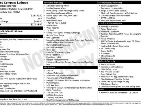 Used 2017 Jeep Compass Latitude image 24