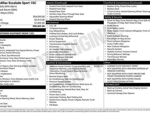 Used 2023 Cadillac Escalade Sport image 10