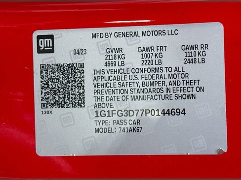 Used 2023 Chevrolet Camaro SS RWD image 31
