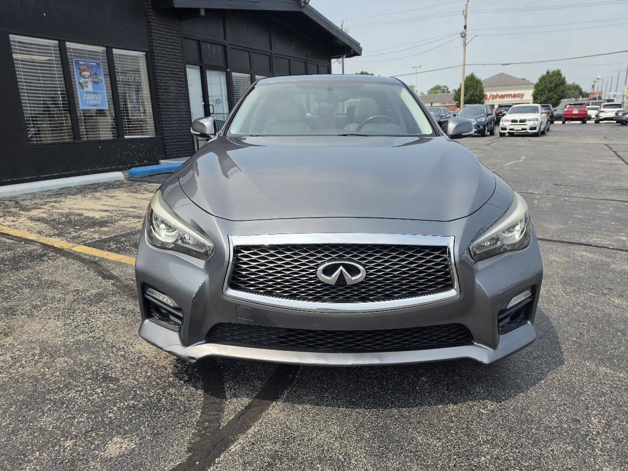 Used 2016 INFINITI Q50 Red Sport 400 AWD/4WD image 2