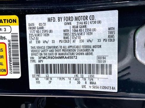 Used 2021 Ford Bronco Sport Badlands w/ Badlands Package image 6