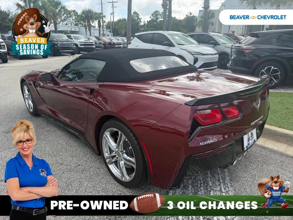 Used 2017 Chevrolet Corvette Stingray Convertible w/ 2LT Preferred Equipment Group RWD image 8