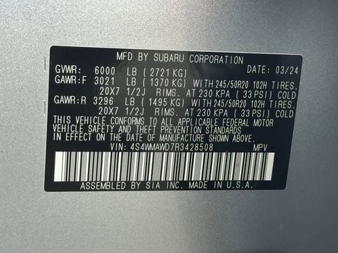 Certified 2024 Subaru Ascent Touring image 21