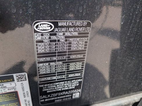 Used 2024 Land Rover Range Rover SV AWD/4WD image 17