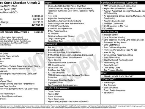 Used 2024 Jeep Grand Cherokee Altitude AWD/4WD image 19