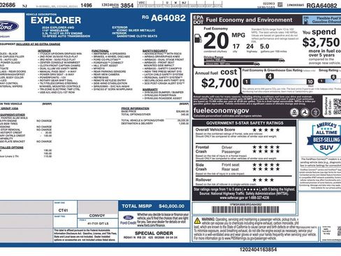 Used 2024 Ford Explorer 4WD image 17