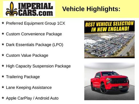 Used 2023 Chevrolet Silverado 1500 Custom w/ LPO, Dark Essentials Package image 7