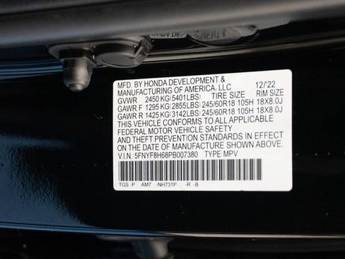 Certified 2023 Honda Passport TrailSport image 39