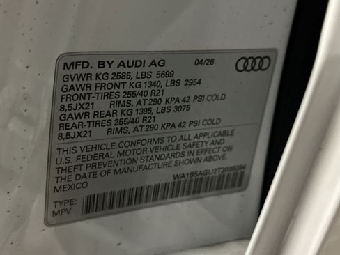 New 2026 Audi SQ5 Premium Plus AWD/4WD image 30