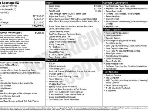 Used 2020 Kia Sportage EX w/ EX Technology Package FWD image 6
