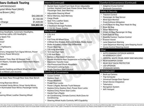 Used 2025 Subaru Outback Touring image 32