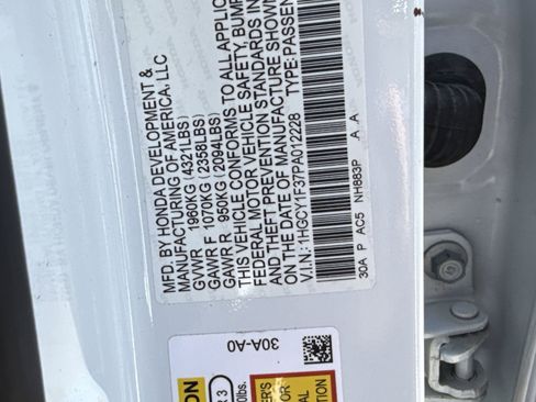 Used 2023 Honda Accord EX image 29