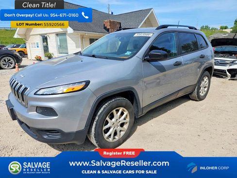 Used 2016 Jeep Cherokee Sport w/ Cold Weather Group AWD/4WD image 1