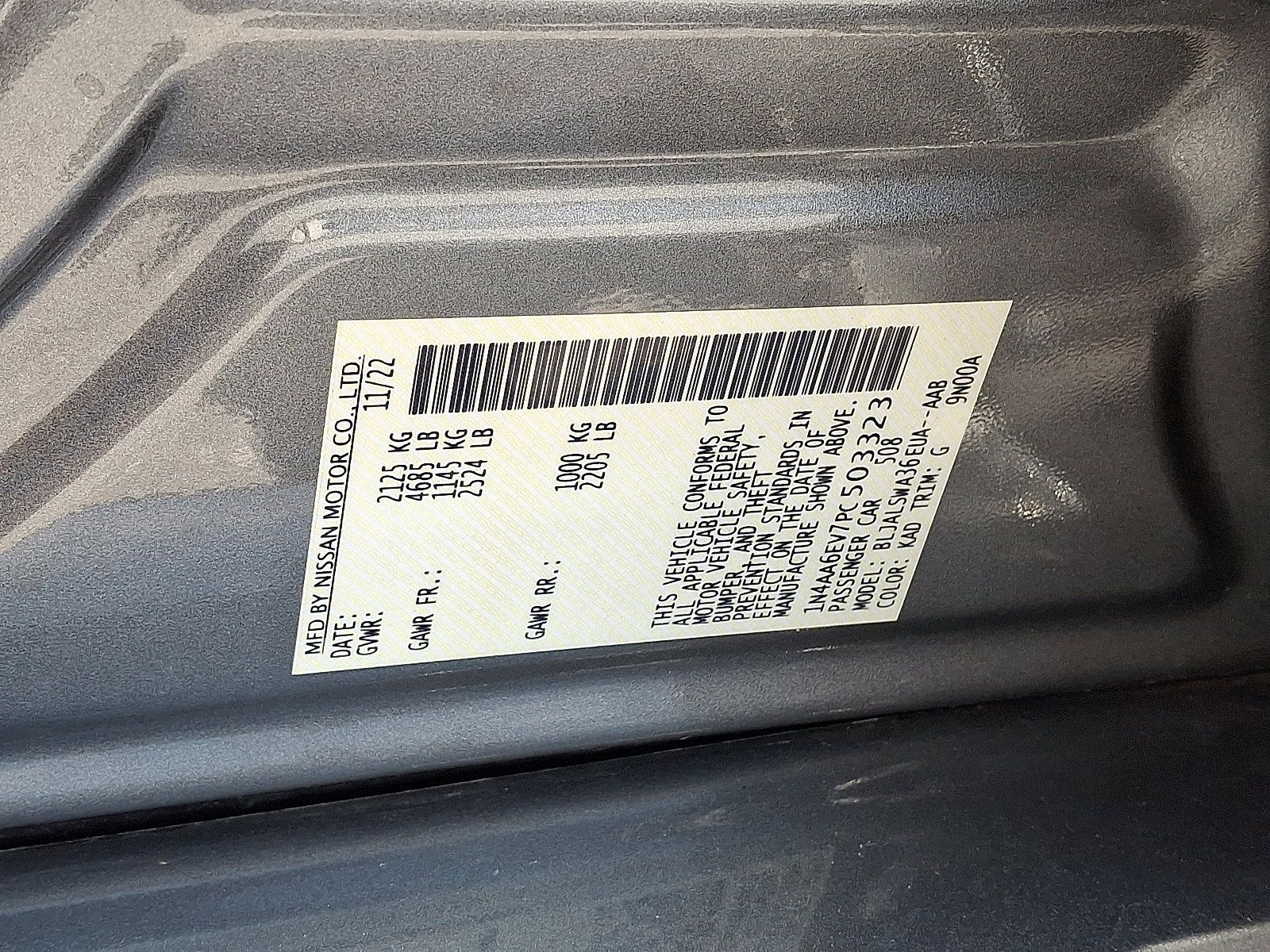 Certified 2023 Nissan Maxima SR w/ Sport Mat Group FWD image 27