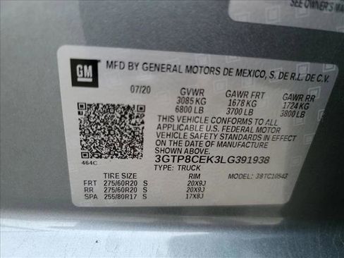 Used 2020 GMC Sierra 1500 Elevation w/ Elevation Value Package image 19