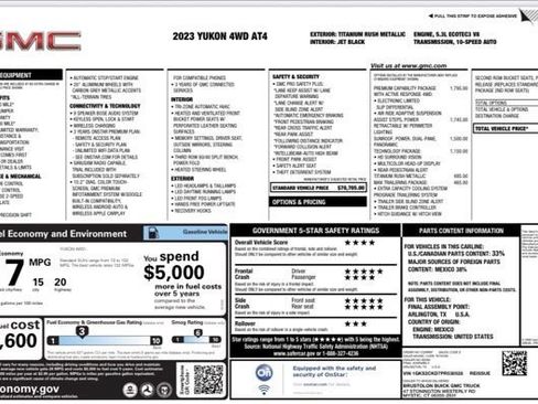 Used 2023 GMC Yukon AT4 AWD/4WD image 45