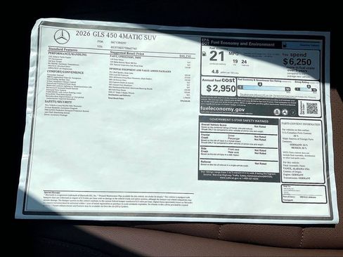 New 2026 Mercedes-Benz GLS 450 4MATIC image 19