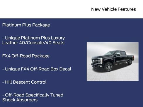 New 2026 Ford F250 Platinum w/ Platinum Plus Package AWD/4WD image 15
