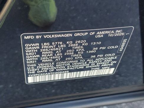 New 2026 Volkswagen Atlas Cross Sport SEL Premium R-Line AWD/4WD image 33