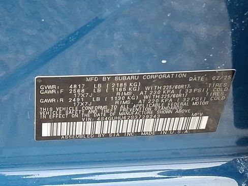 Used 2025 Subaru Crosstrek 2.5i Wilderness w/ Wilderness Package image 28