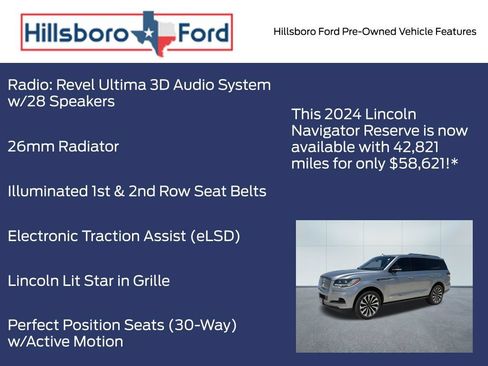 Used 2024 Lincoln Navigator Reserve AWD/4WD image 13