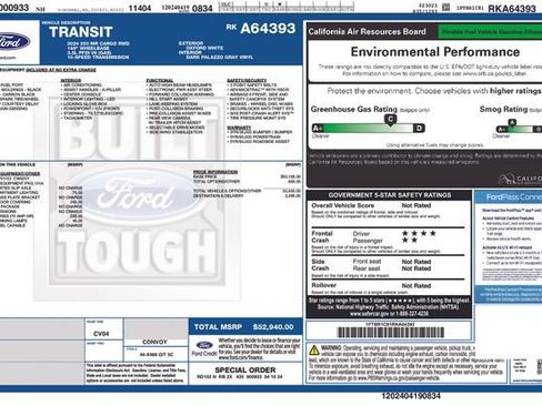 Certified 2024 Ford Transit 250 148 Medium Roof RWD image 13