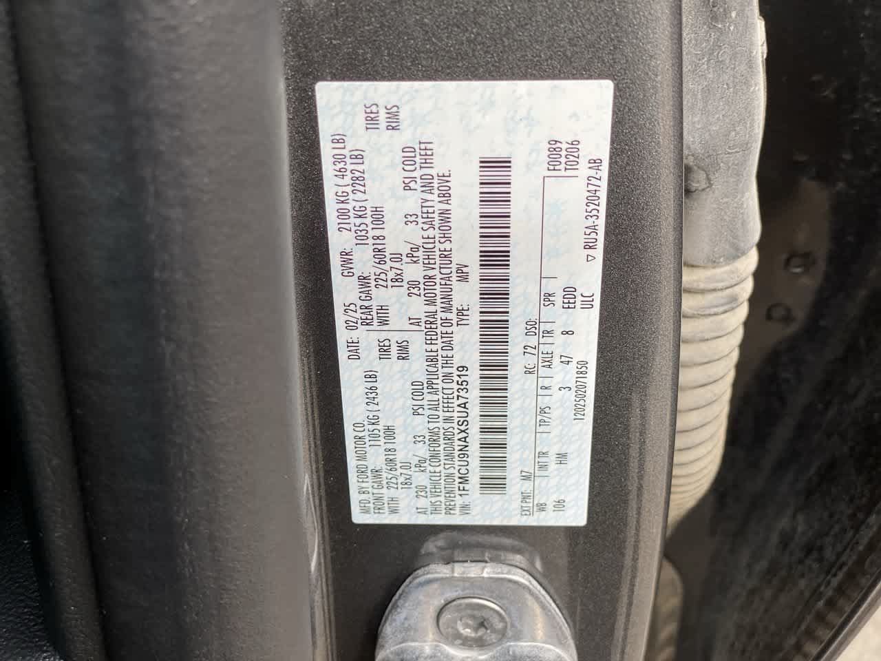 Used 2025 Ford Escape ST-Line Select AWD/4WD image 29