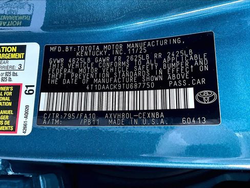 New 2026 Toyota Camry LE image 18