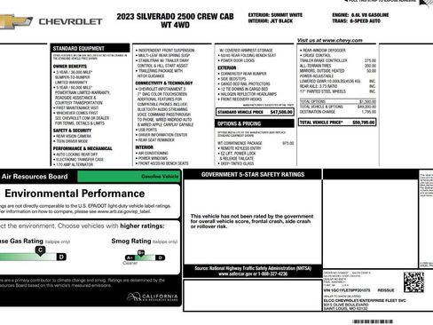 Used 2023 Chevrolet Silverado 2500 W/T w/ WT Convenience Package AWD/4WD image 3