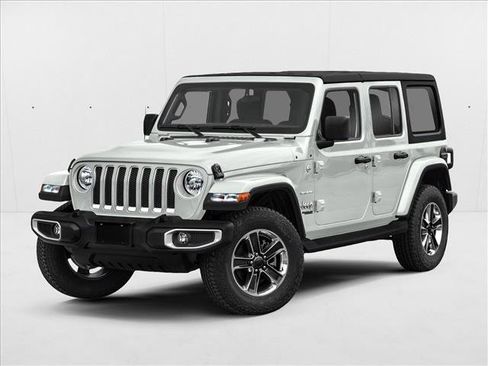 Used 2021 Jeep Wrangler Unlimited Sahara AWD/4WD image 1