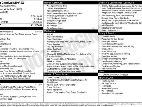 Certified 2024 Kia Carnival EX image 35