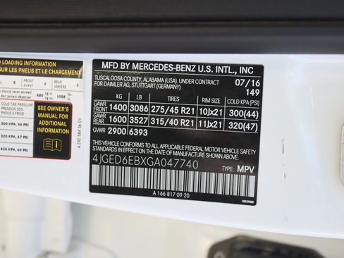 Used 2016 Mercedes-Benz GLE 450 GLE 450 AMG 4MATIC Sport Utili image 49