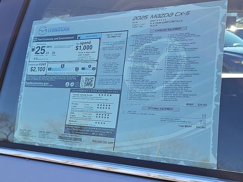 New 2025 MAZDA CX-5 AWD 2.5 S image 20