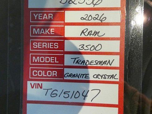 New 2026 RAM 3500 Tradesman image 29