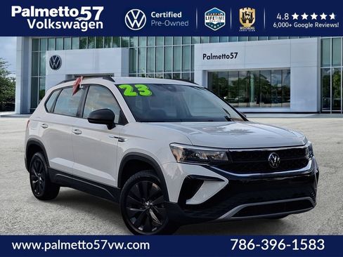 Certified 2023 Volkswagen Taos S w/ Driver Assistance Package FWD image 1