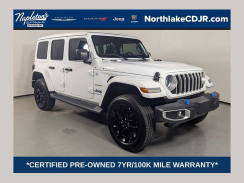 Used 2024 Jeep Wrangler Unlimited Sahara w/ Technology Group AWD/4WD image 1
