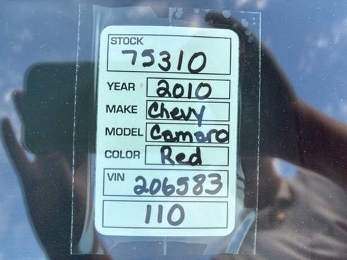 Used 2010 Chevrolet Camaro LS w/ Black Stripe Package RWD image 25