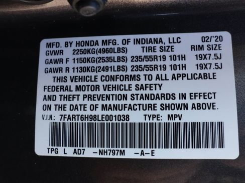 Used 2020 Honda CR-V Touring image 40