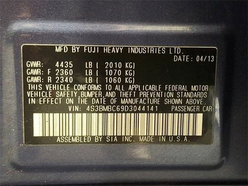 Used 2013 Subaru Legacy 2.5i Premium w/ Popular Pkg 1 image 25