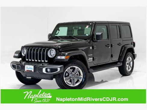 Certified 2022 Jeep Wrangler Unlimited Sahara w/ Cold Weather Group AWD/4WD image 1