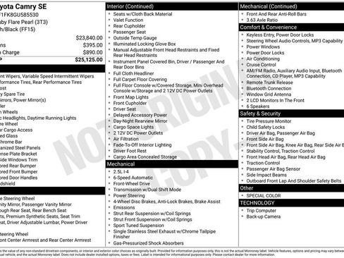 Used 2016 Toyota Camry SE image 3