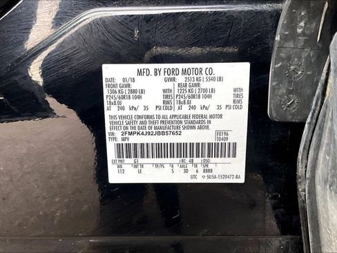 Used 2018 Ford Edge SEL w/ Equipment Group 201A image 34