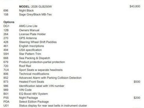 Used 2026 Mercedes-Benz GLB 250 image 4