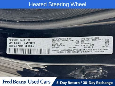 Certified 2022 RAM 1500 Big Horn AWD/4WD image 37